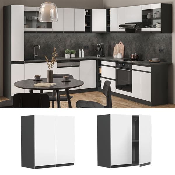 Vicco R-Line köksskåp, Vit, 60 cm J-Shape