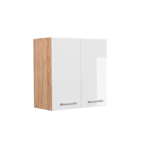 Vicco R-Line köksvägg, Högblank vit, 60 cm