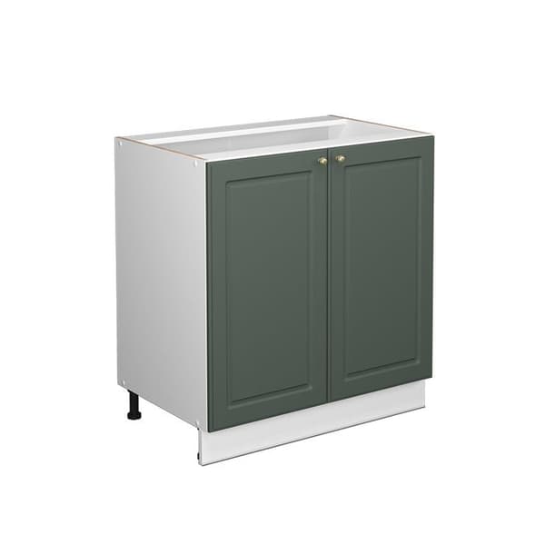 Fame-Line underbänksmöbel, 80 cm med hylla, PT Marmor, Grön Guld Land, Vit, Vicco
