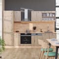 Miniatyrbild 5 av 6: R-Line kök, 300 cm, PT antracit, Artisan Oak/Golden Oak, Vicco