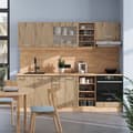 Miniatyrbild 5 av 6: R-Line Kök, 240 cm, PT Marble, Artisan Oak/Golden Oak, Vicco