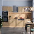 Miniatyrbild 5 av 6: R-Line kök, 300 cm med högskåp, PT Oak, Artisan Oak/Golden Oak, Vicco
