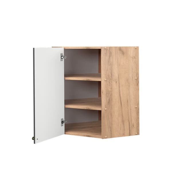 Köksöverskåp Fame-Line, 57 cm, Anthracite-guld, Guld-ek, Vicco