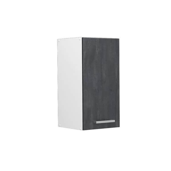 R-Line köksvägg, 30 cm, Svart betong, Vicco