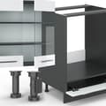 Miniatyrbild 6 av 6: Fame-Line hörnkök, 347 x 257 cm, PT Marble, Blank vit/Antracit, Vicco