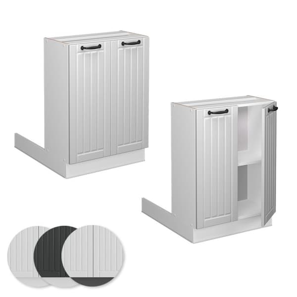 Fame-Line köksö, 60 cm utan bänkskiva, Country white, Vicco