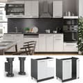 Miniatyrbild 6 av 6: Under-sink furniture Fame-Line, 80cm, PT Ek, Vit hög glans, Anthracite, Vicco
