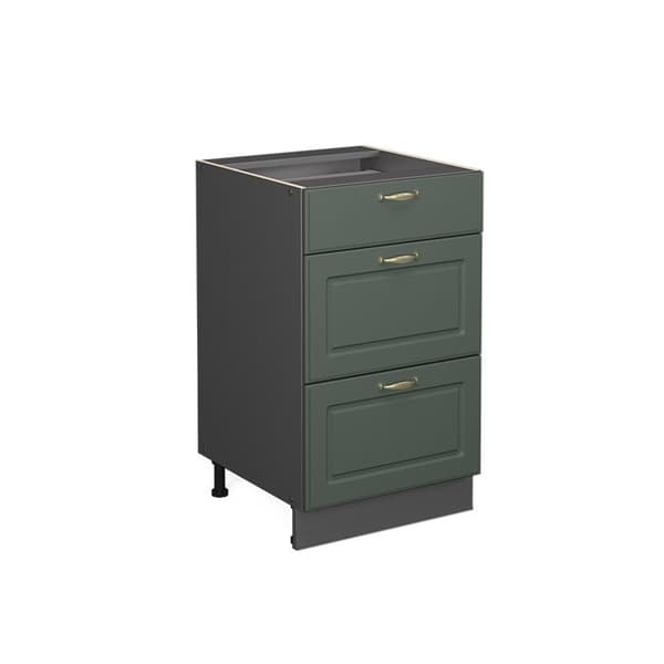 Köksmöbel Fame-Line, 50cm utan PT, Grön Guld Landsbygd, Antracit, Vicco