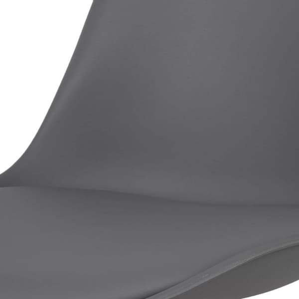 Rootz Spisestuestol - Køkkenstol - Imiteret læderstol - Ergonomisk design - 82cm x 48cm x 40,5cm. Robust stol - gulvsikker - Sæt med 4