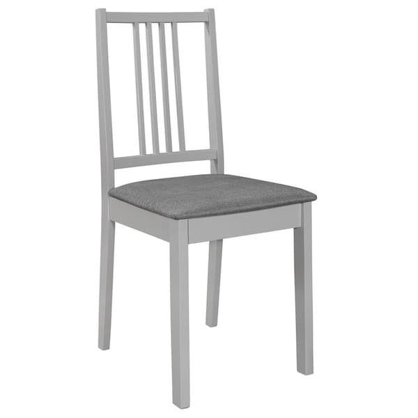 3-osainen ruokasalisarja MDF harmaa