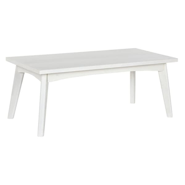 Soffbord Home ESPRIT Vit Mangoträ 115 x 55 x 45 cm