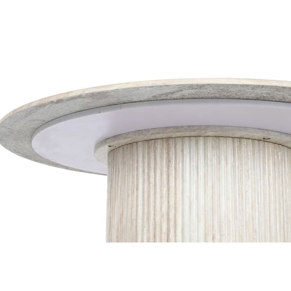 Ruokapöytä Home ESPRIT Beige Graniitti Puu MDF 130 x 130 x 75 cm