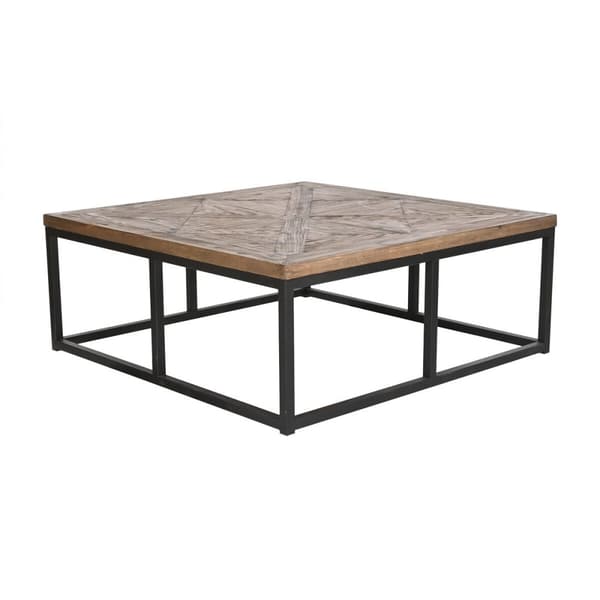 Sofabord Home ESPRIT Træ Metal 120 x 120 x 45 cm