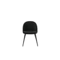 Miniatyrbilde 8 av 10: Venedig spisegruppe bord hvit 95x180/276 med 2 stk. tilleggsplater 6 stoler velour svart.