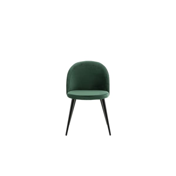 Venedig spisegruppe bord hvit 95x180/276 med 2 stk. tilleggsplater 6 stoler velour grønn.