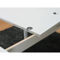 Miniatyrbilde 7 av 10: Venedig spisegruppe bord hvit 95x180/276 med 2 stk. tilleggsplater 6 stoler fløyel beige.