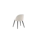 Miniatyrbilde 8 av 10: Venedig spisegruppe bord hvit 95x180/276 med 2 stk. tilleggsplater 6 stoler fløyel beige.