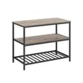Pikkukuva 1 / 8: Rootz Industrial Keittiöhylly - Säilytysteline - Hyllyyksikkö - Lastulevy Teräs - 60cm x 120cm x 90cm - Greige Black - Kantavuus 30kg