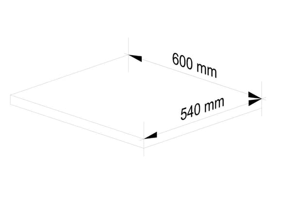 Köksbänk S60 Lima - Vit