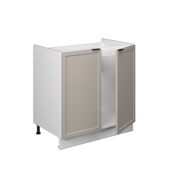 Fame-Line underdiskbänk, 80cm utan PT, GreyBeige, White, Vicco