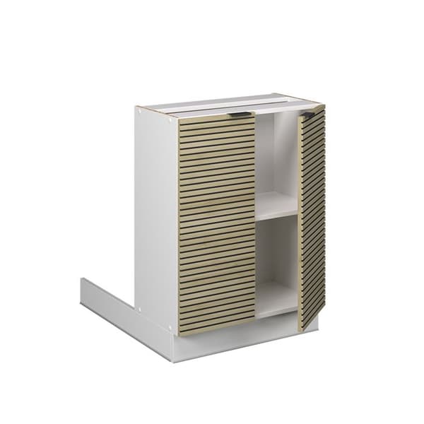Fame-Line köksö, 60cm utan bänkskiva, Ekpanel, Vit, Vicco