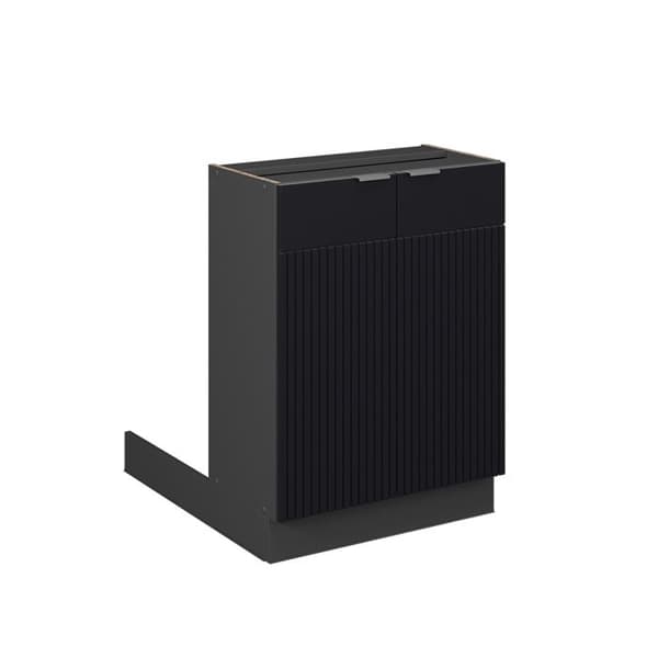 Fame-Line köksö, 60cm utan PT, svartrandig, antracit, Vicco