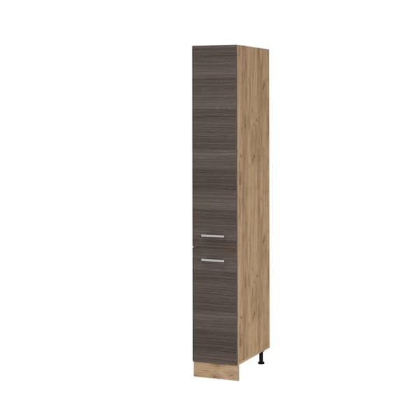 Köksmöbel hög R-Line, 30 cm, Ädelgrå, Gyllene kraft-ek, Vicco