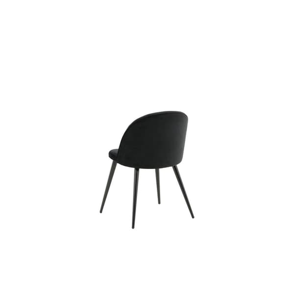 Tilst matgrupp matbord vit marmortryck 90x160 4 stolar velour svart.