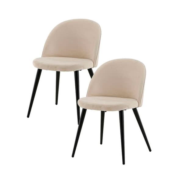 Tilst matgrupp matbord vit marmortryck 90x160 4 stolar velour beige.