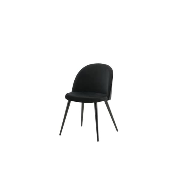 Tilst spisegruppe bord hvit marmor print 90x160 4 stoler velour svart.