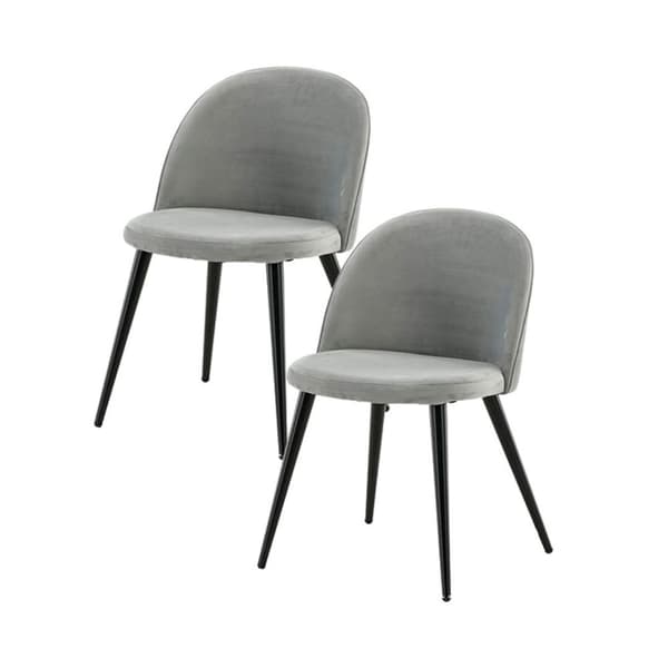 Tilst spisegruppe bord hvit marmor print 90x160 4 stoler velour grå.