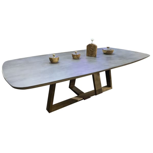 Ruokapöytä Home ESPRIT Keraminen tiikki 240 X 120 X 78 cm