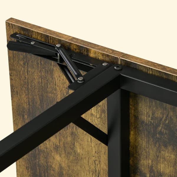 Rootz Udvideligt spisebord - Foldningsbord - Rumbesparende borde - Vandtæt og ridsebestandig - 120 cm x 79 cm x 79 cm