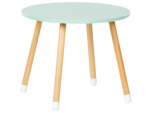 Barnebord med 2 stoler Hvit Lyst tre MDF Gulvbeskyttere Moderne design Barnerom