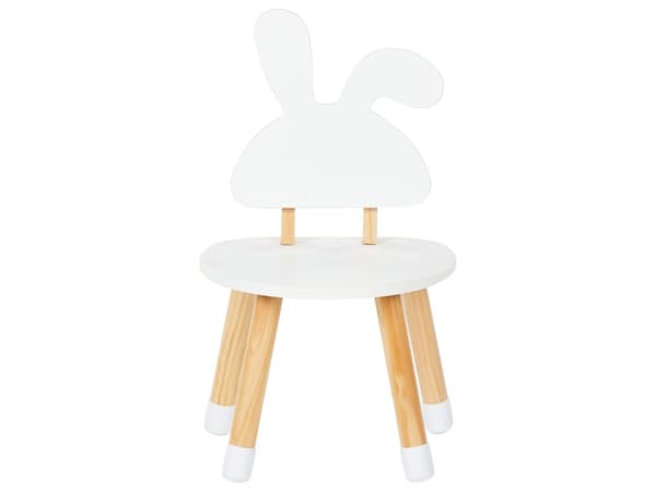Barnebord med 2 stoler Hvit Lyst tre MDF Gulvbeskyttere Moderne design Barnerom