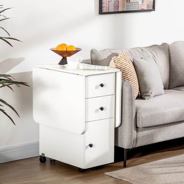 Rootz Folding Kitchen pöytä - Ruokapöytä - Avaruussäästöpöytä - Kestävä lastu - 120 cm x 60 cm x 76,5 cm