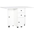 Pikkukuva 1 / 7: Rootz Folding Kitchen pöytä - Ruokapöytä - Avaruussäästöpöytä - Kestävä lastu - 120 cm x 60 cm x 76,5 cm