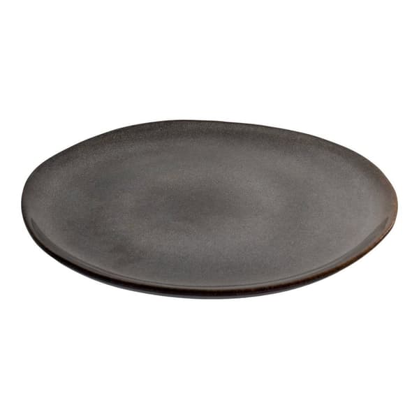 Rootz Selma Dinner Plate -sarja - Keraamiset levyt - harmaa/ruskea lautasen - tyylikäs ruokailu - Ø27cm x 2,5cm x 27cm