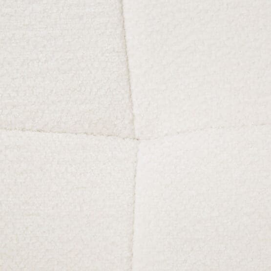 Matsalsstol - Egg - Chenille Garn Med Armstöd - Vit - 6 St