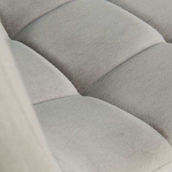 Matbord Sonoma 80x80 Cm - 2 Stolar Cream Velvet