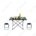 Miniatyrbild 4 av 4: TD® Quick grupp fällbord aluminiumlegering utomhus camping picknick bärbart fällbart bord grillbord