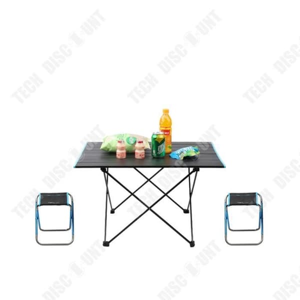 TD® Quick grupp fällbord aluminiumlegering utomhus camping picknick bärbart fällbart bord grillbord