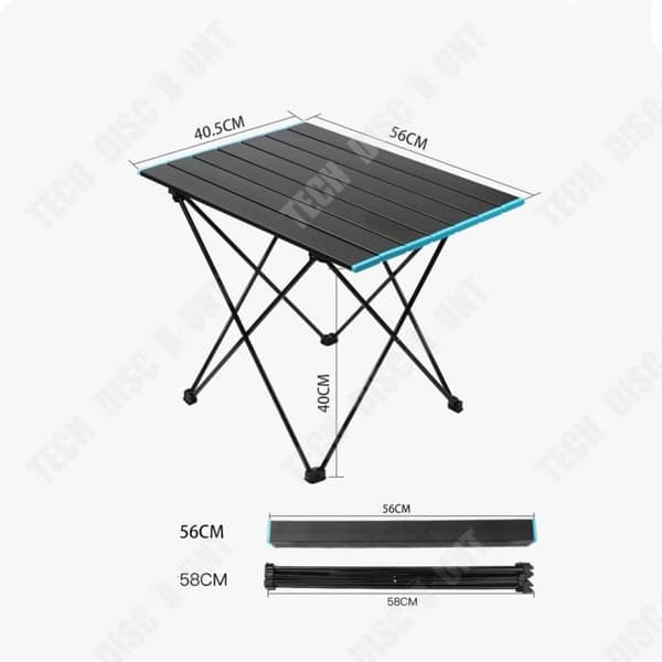 TD® Quick grupp fällbord aluminiumlegering utomhus camping picknick bärbart fällbart bord grillbord