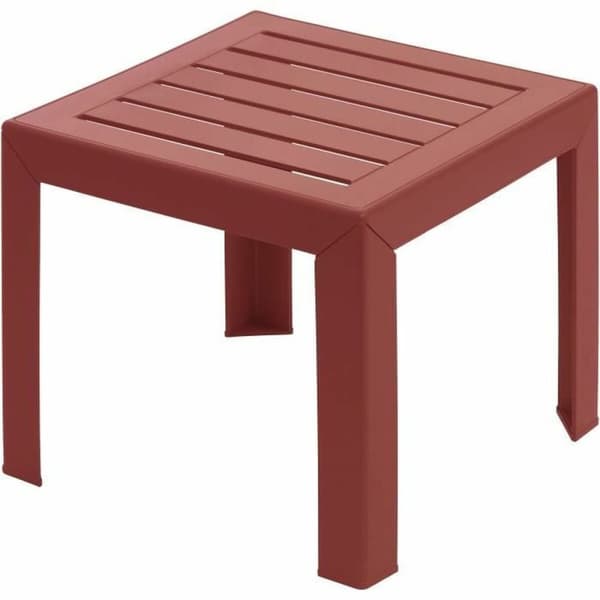 Sidobord Grosfillex Miami Röd 40 x 40 x 41 cm