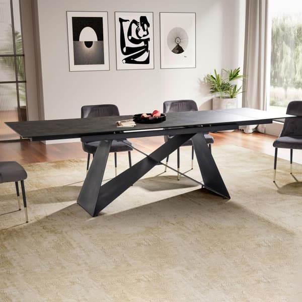 Rootz Stor spisebord - Moderne design - Rektangulært bord - Sæder 12 - 180-260 cm x 95 cm x 78 cm
