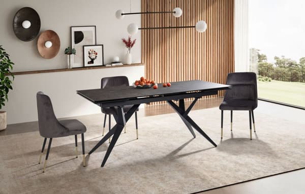Rootz Stor spisebord - Moderne bord - Rektangulært bord - plads til 12 - 180-260 cm x 95 cm x 76 cm
