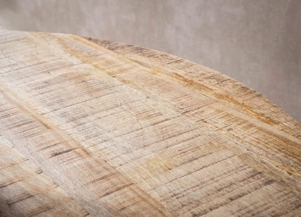 Rootz Round Dining Bord - Moderne spisebord - Natural Wood Grain Table - Håndlavet unikt design - 120 cm x 120 cm x 76 cm