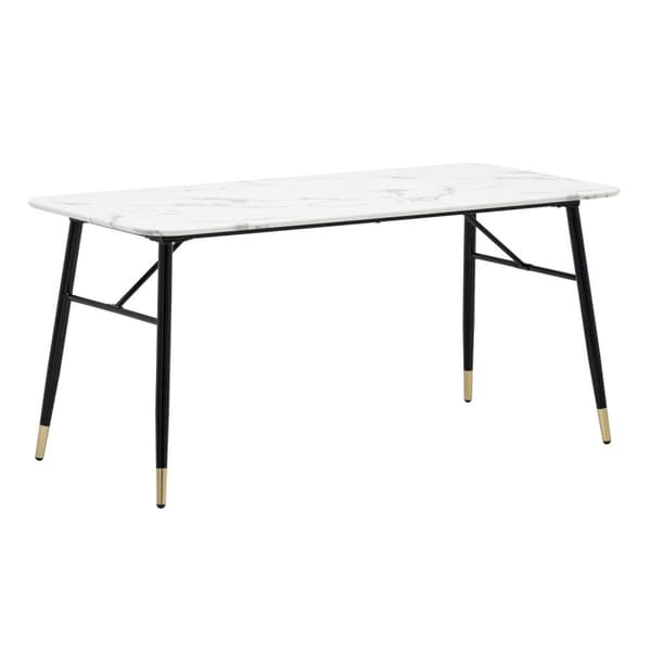 Rootz Stor spisebord - Moderne spisebord - Marmor Look Bord - Sæder 8 personer - 180 cm x 90 cm x 76 cm