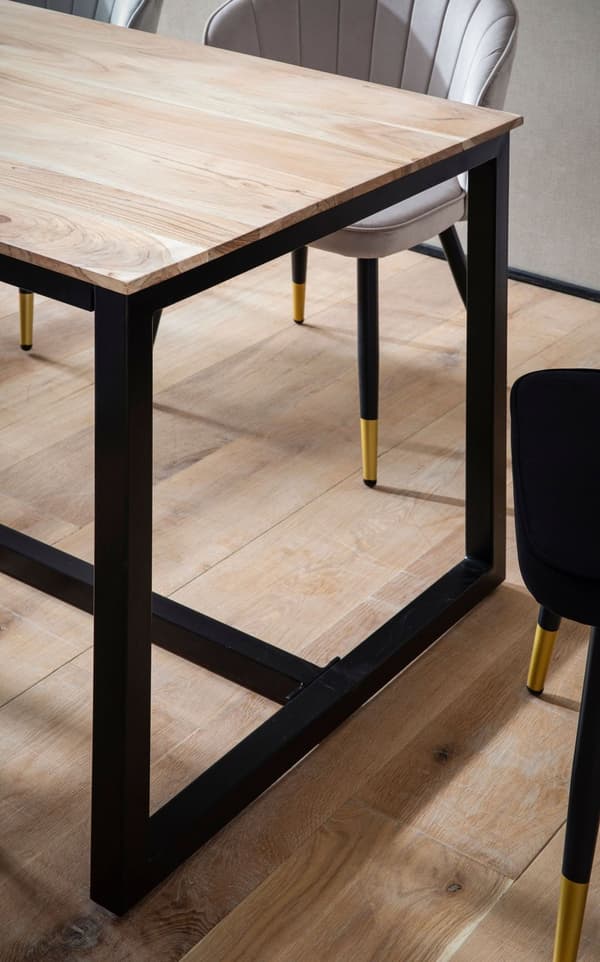 Rootzin ruokapöytä - Loft Style - Moderni ruokapöytä - Käsintehty ainutlaatuinen muotoilu - istuimet 10 - 200 cm x 100cm x 76 cm