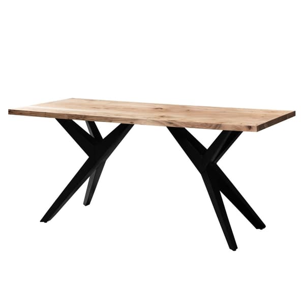 Rootz Massivt spisebord - loftstil - rektangulært bord - Acacia Wood - Håndlavet og unik - 200 cm x 100 cm x 76 cm